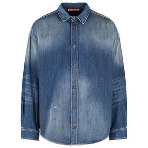 Acne Studios Blue Cotton Shirt Men